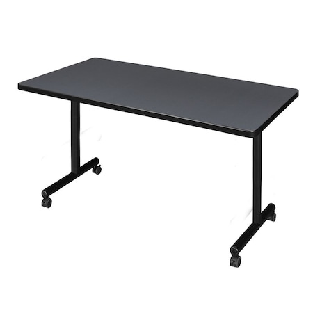 Kobe Rectangle Training Table, 48" W, 29" H, Laminate Top, Gray MKTRCC4830GY